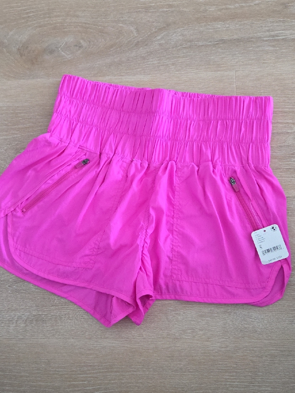 NWT Free People Women’s High-Waist Pink Active Shorts
